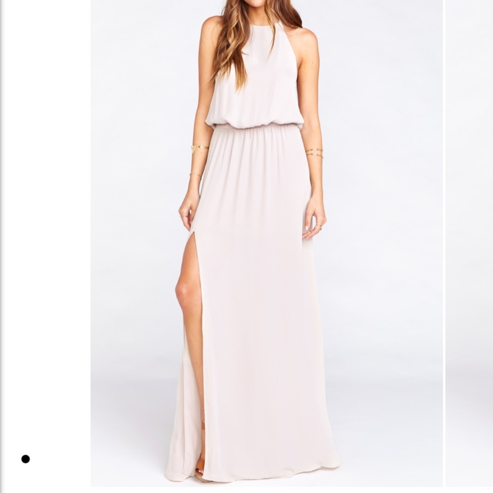 Show Me Your MuMu Heather Halter Dress NEW W/ TAGS